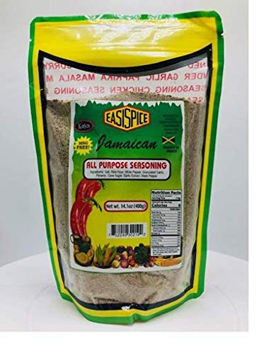 Karjos Easispice All Purpose Seasoning 14 Oz label enhances everyday meals with balanced flavor.
