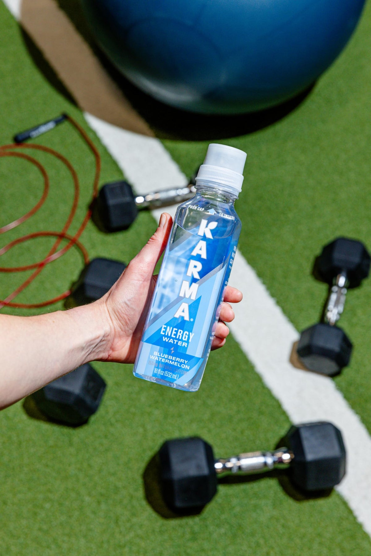 Karma Energy Drink on-the-go bottle for busy days and hydration