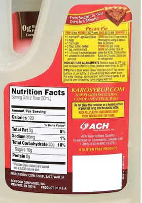 KARO Light Corn Syrup bottle close-up showing clear, neutral sweetness for sauces