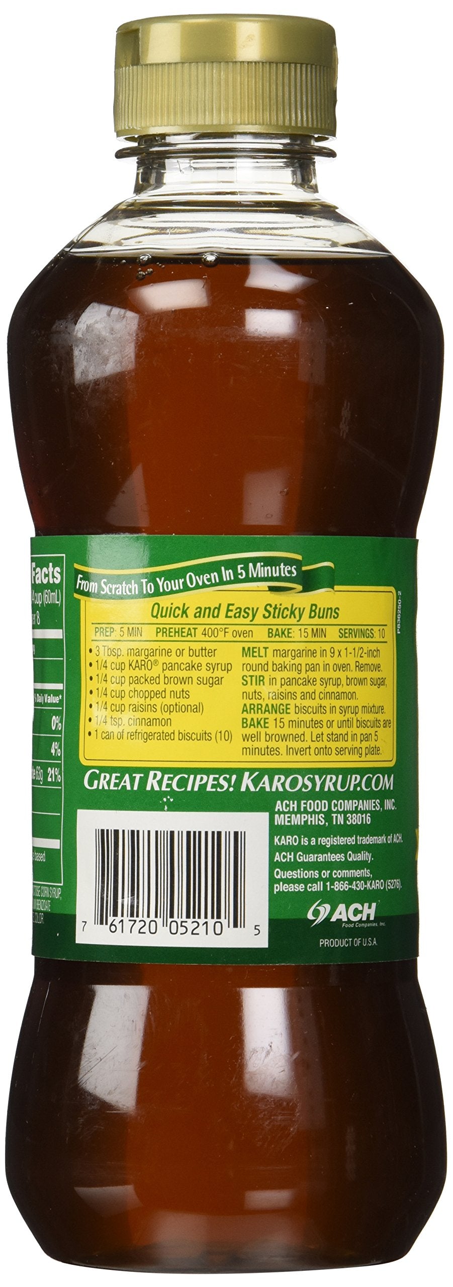 KARO Pancake Syrup 4-pack displayed, ideal for bulk family breakfasts.