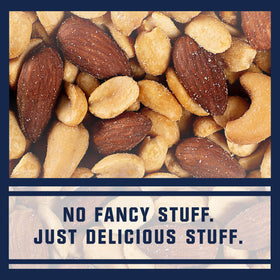 Kar's Nuts lightly salted roasted nuts in a resealable pouch for freshness.