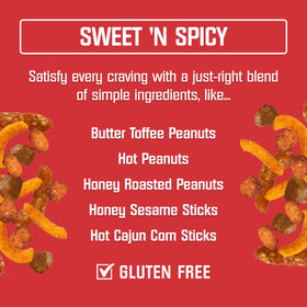 Spicy peanuts offering bold, seasoned crunch