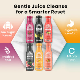 Karviva bottle open ready-to-use cleanse for a balanced routine.
