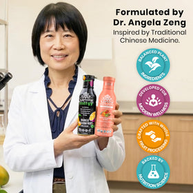 KARVIVA Energy bottle ginseng-fruit promoting sustained focus and gentle vigor.