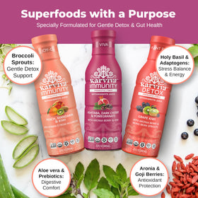 Karviva Juice Cleanse variety pack flavors showcase refreshing options