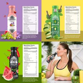 Karviva Starter Kit packaging with six BPA-free bottles for a clean routine