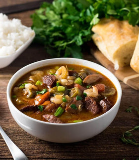 Kary's Gumbo Mix seasoned pouch for easy Cajun dinner prep