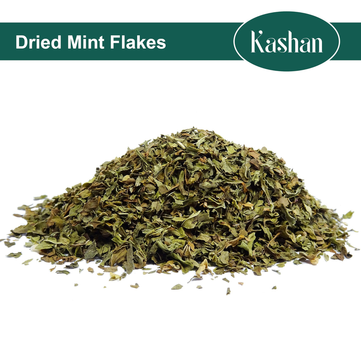 Kashan Mint Flakes sprinkled over salads for a refreshing, aromatic boost.
