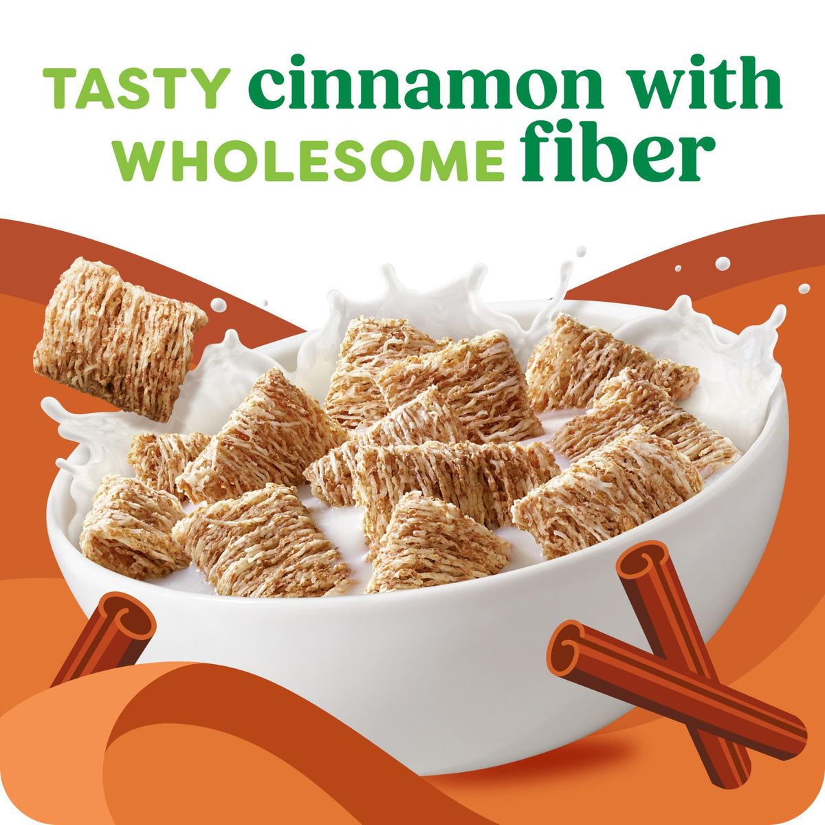 Kashi Berry Fruitful bowl with milk suggests a vibrant, fiberful start.