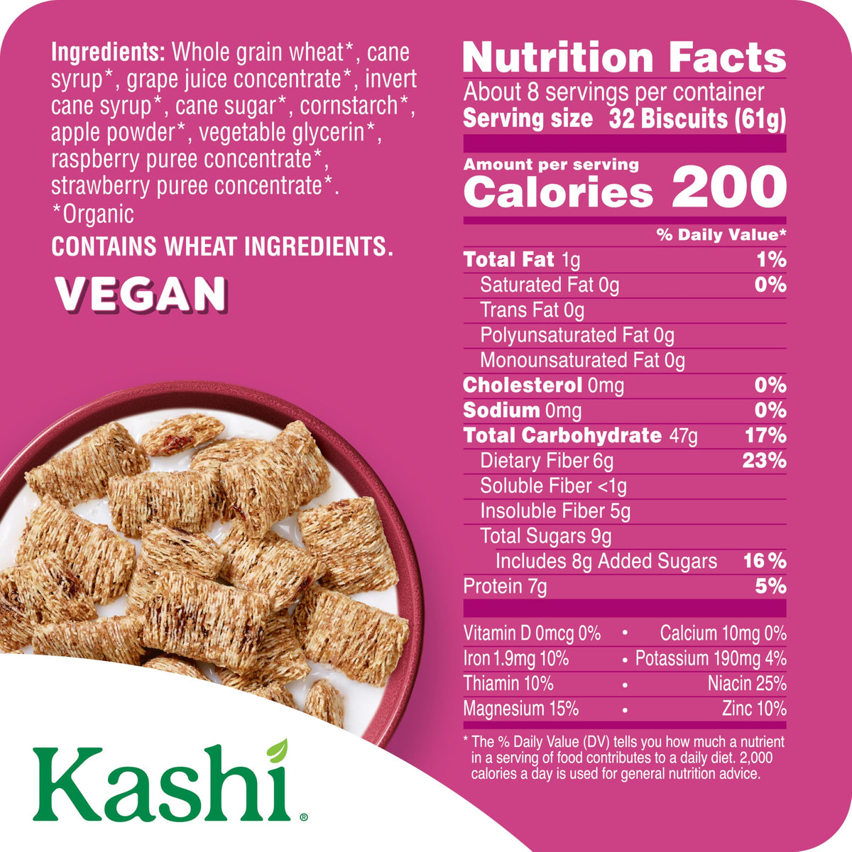 Kashi Cereal on the go image invites easy snacking.