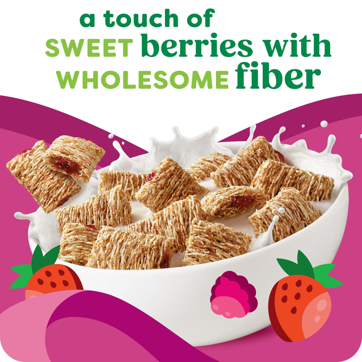 Kashi Cinnamon Harvest bowl with milk emphasizes quick, satisfying mornings.