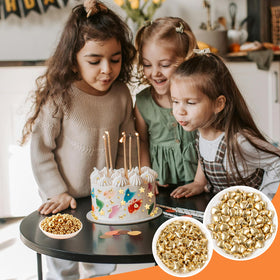 Kasvan Gold Pearl Sugar Sprinkles packaging keeps sprinkles airtight and visible