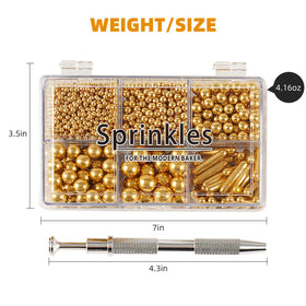 Kasvan Multi-Purpose Sprinkles suit cakes cookies ice cream and more.