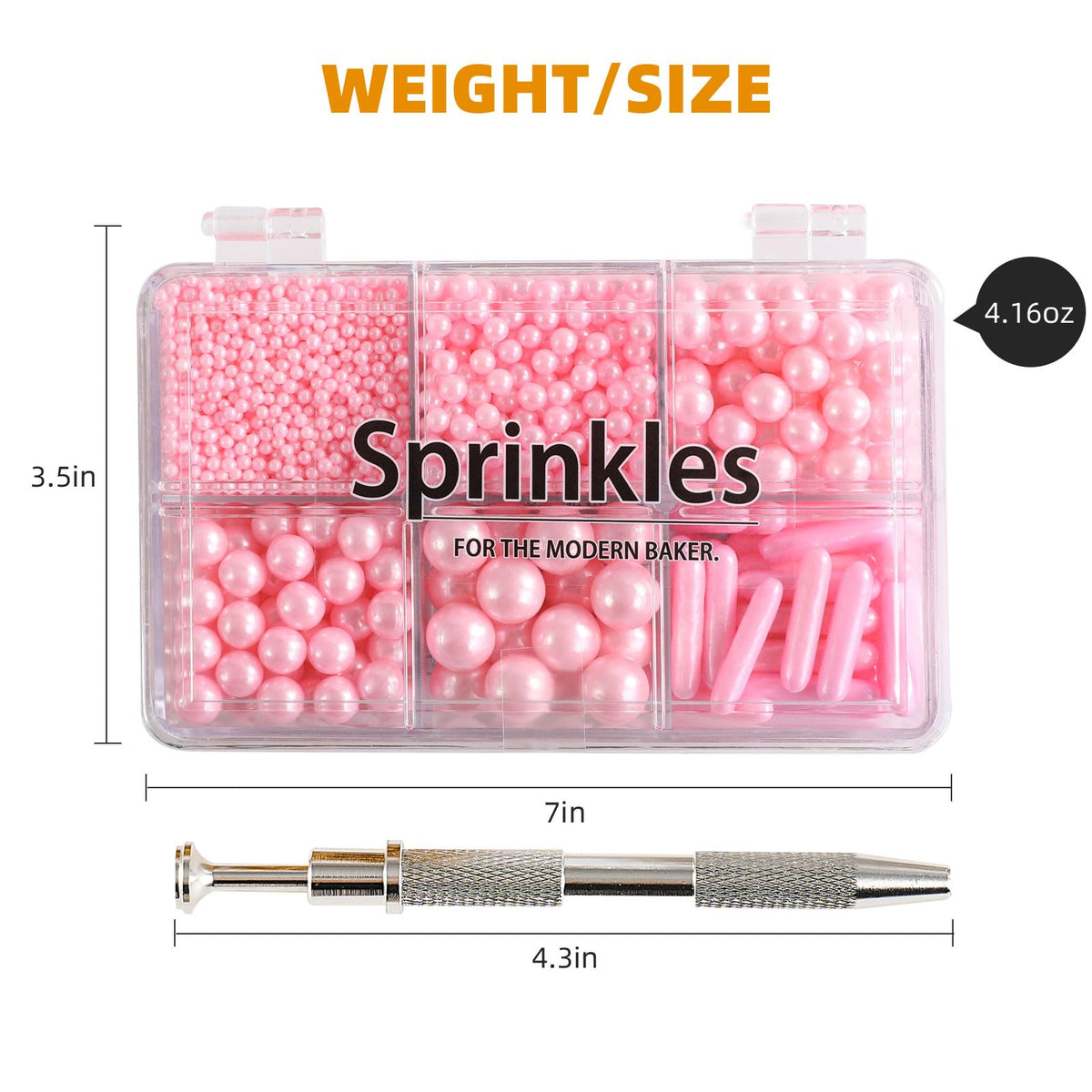 Gift box pack of Kasvan sprinkles ideal for weddings and birthdays.