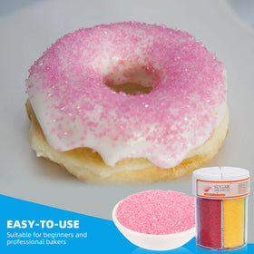 KASVAN sprinkles as ice cream topping with subtle glitter glow.