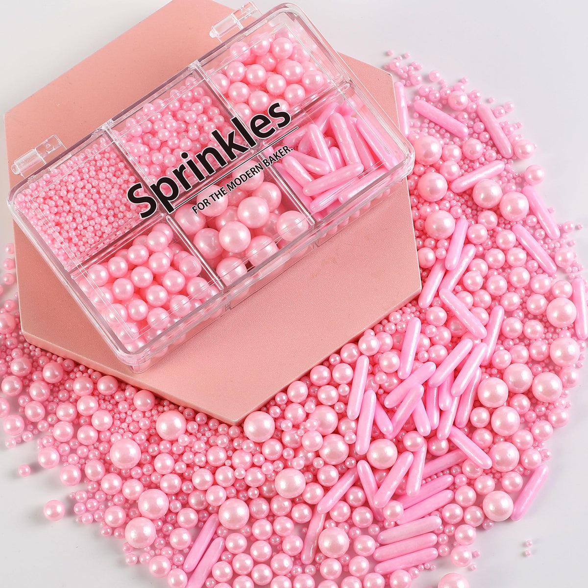 Kasvan sprinkles on donuts and pastries for elegant toppings.