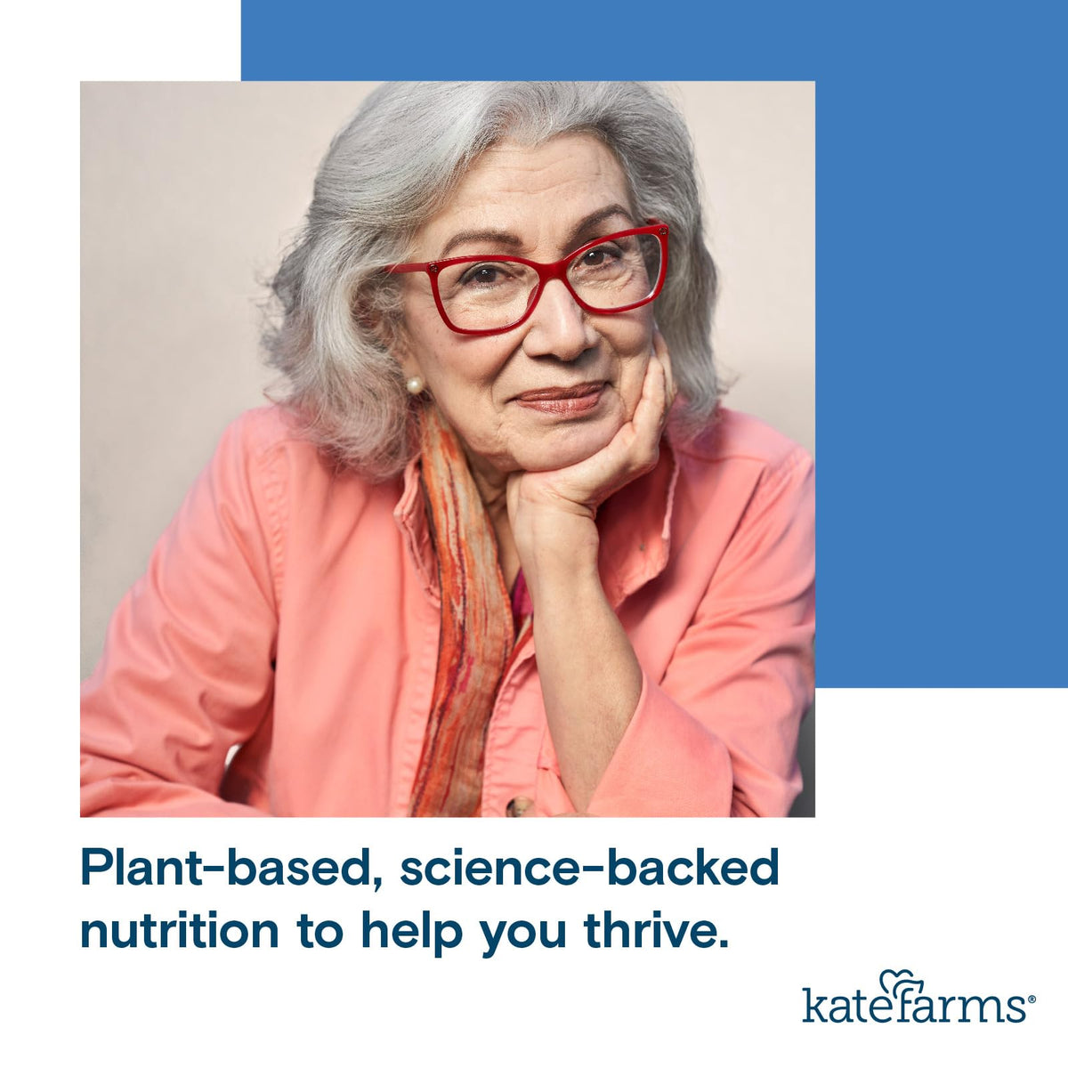 Kate Farms nutrition information pack communicates key ingredients and benefits.