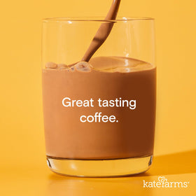 Kate Farms Shake strawberry pour captures an easy on the go nutrition moment