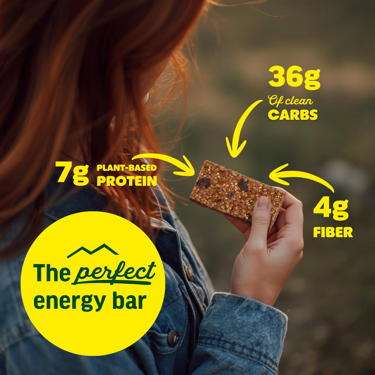 Kate's organic oats and brown rice crisps highlighted in the bar