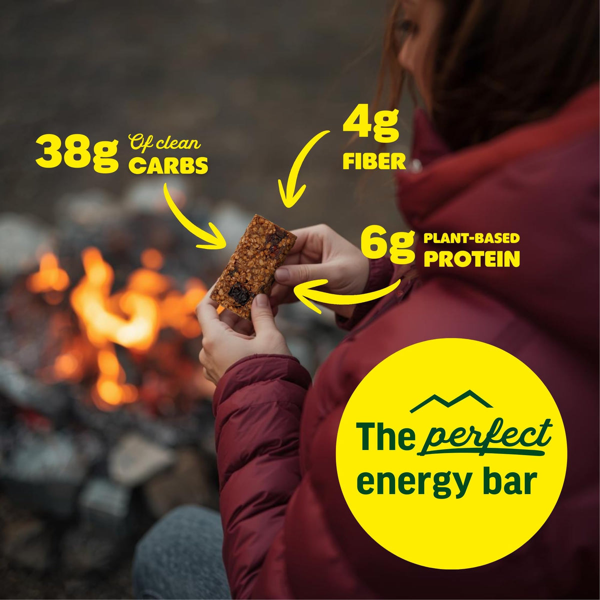 Kate's Real Food almond butter detail showcases creamy sustenance for long hikes.