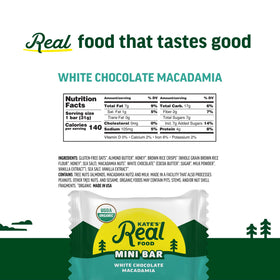 Kate’s Real Food gluten-free bar supports quick, convenient lunches and snacks.