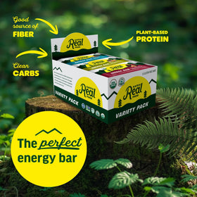 Kate's Real Food granola bars dried fruit, fiber-rich snack on the go.