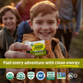 Branding shows Kate’s Real Food, highlighting gluten-free and organic ingredients.