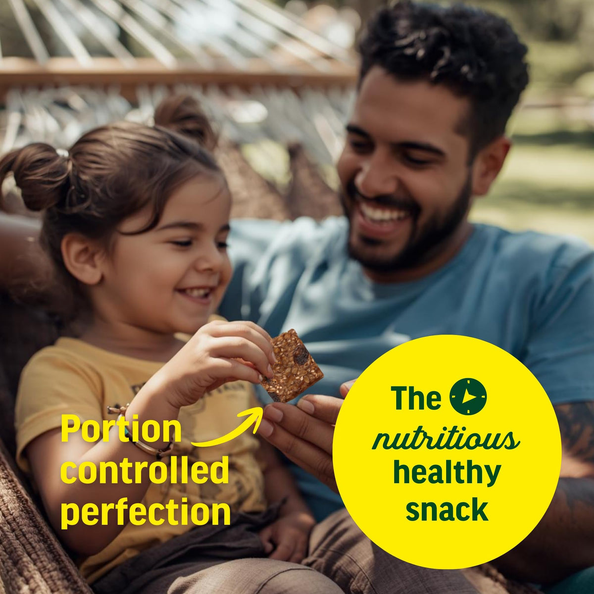 Kate’s Real Food mini granola bars tucked in bag for quick energy.
