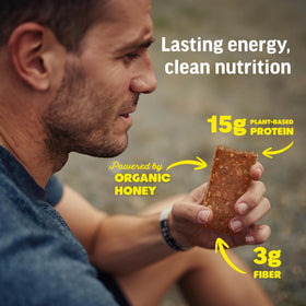 Kate's Real Food protein bar snickerdoodle offers cozy spice and plant-based protein