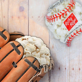 Dairy-free, nut-free, gluten-free Kathy Kaye popcorn balls for inclusive snacking.
