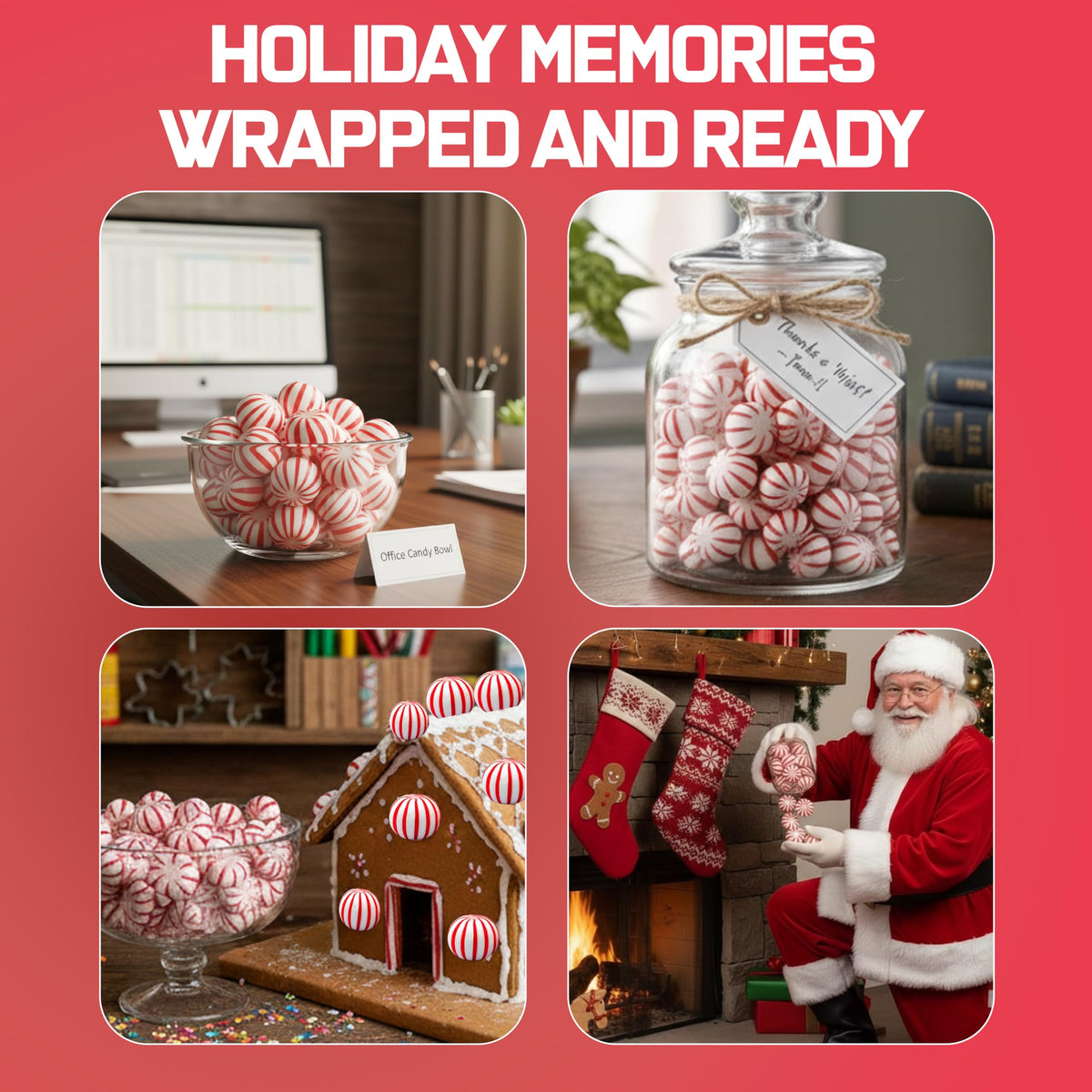 Katie’s Kandy Korner peppermint balls great for baking and festive toppings