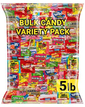 Katie’s Kandy Korner bulk candy variety pack 5lb ideal for birthdays and piñatas.
