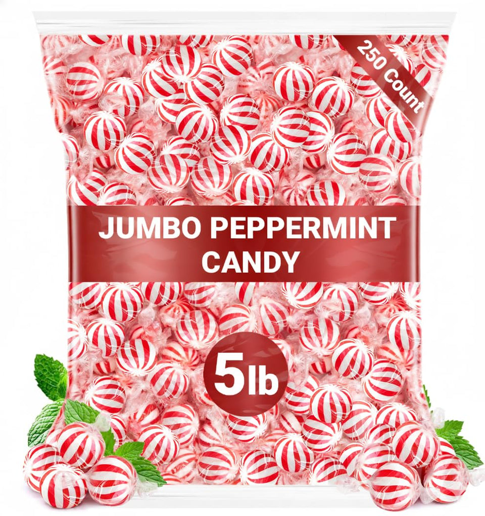 Katie’s Kandy Korner jumbo peppermint balls bulk for holiday jars