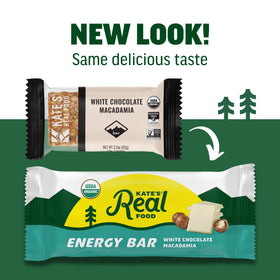 Kate’s Real Food gluten-free granola bar, texture ideal for mindful snacking.