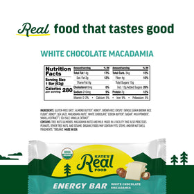 Kate’s Real Food packaging supports sustainability.