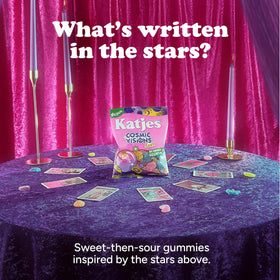 Katjes Cosmic Visions lemon gummies provide tangy notes with a smooth bite.