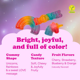 Katjes Rainbow strawberry flavored gummies cheerful snacking