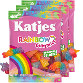 Katjes Rainbow unicorn shapes gummies ideal for party favors