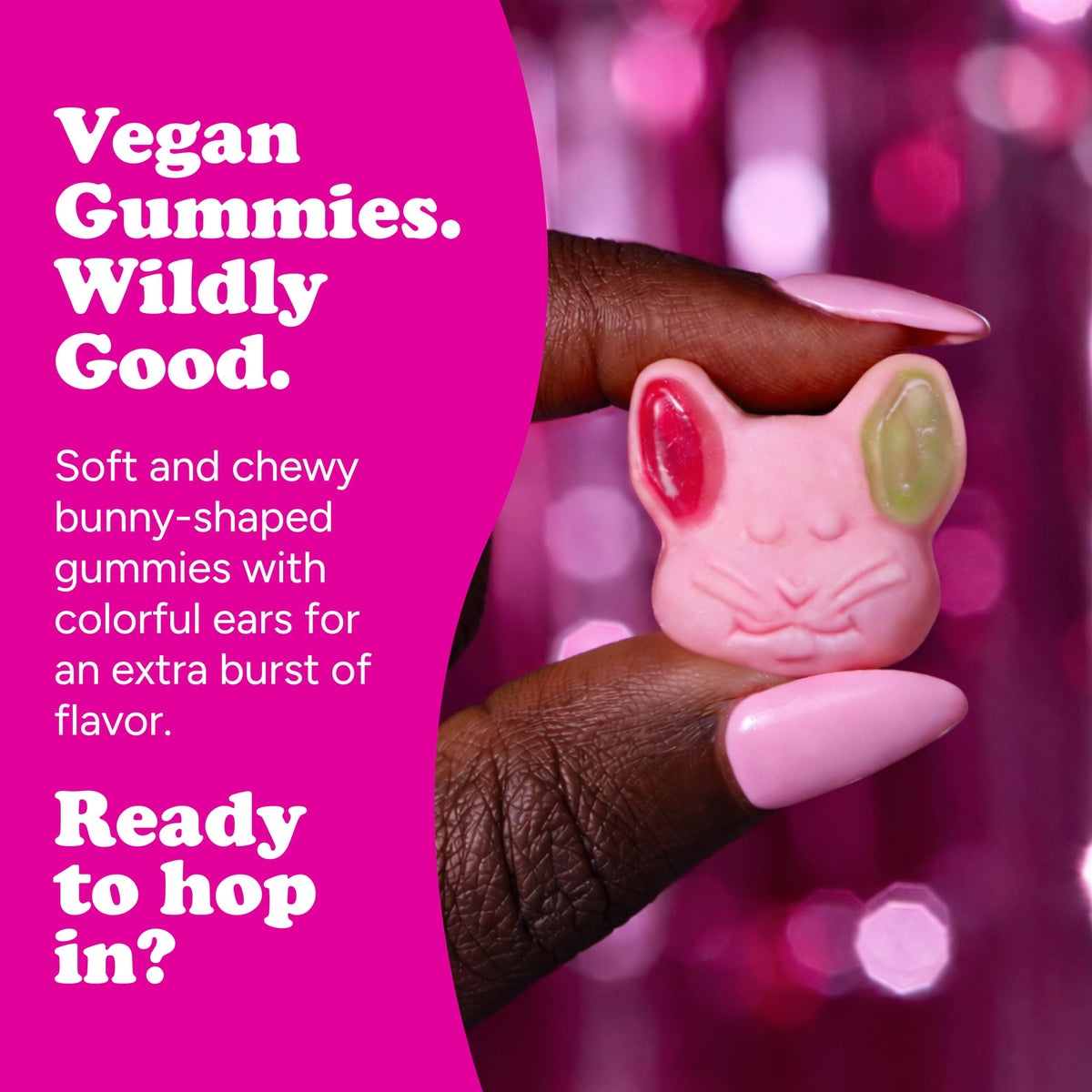 Katjes Sweet Hopps redcurrant-flavor foam gummy bite