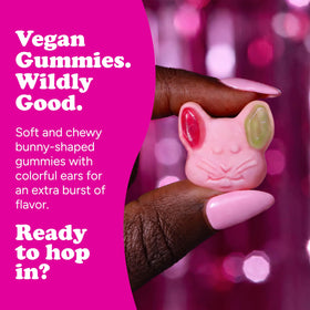 Katjes Sweet Hopps redcurrant-flavor foam gummy bite
