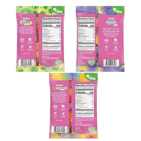 Katjes vegan gummy rainbow pack: colorful fruity bites for kids and adults.
