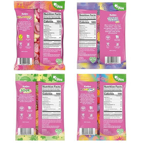 Katjes Sour gummies close-up highlighting tart, fruity notes for a refreshing treat.