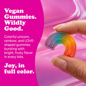 Katjes Wild & Free gummies in a playful bite for carefree snacking.