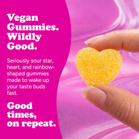 Katjes Vegan Sour Gummies star shapes deliver a bold fruity taste