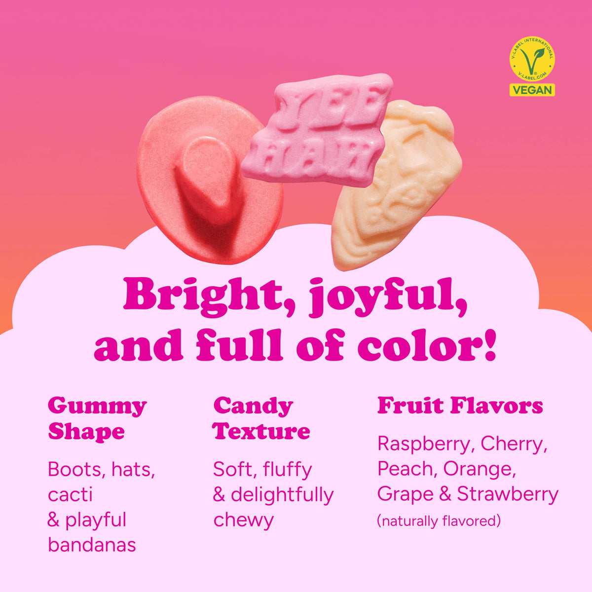 Katjes Wild & Free vegan gummies with mixed flavors