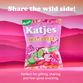 Katjes Wild & Free vegan ingredients and plant-based colors