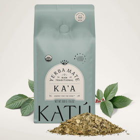 KATÚ Ka’a traditional gourd and bombilla brewing setup.