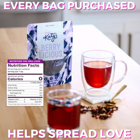 Katy’s Berry Tea 30+ cups from one pouch for value