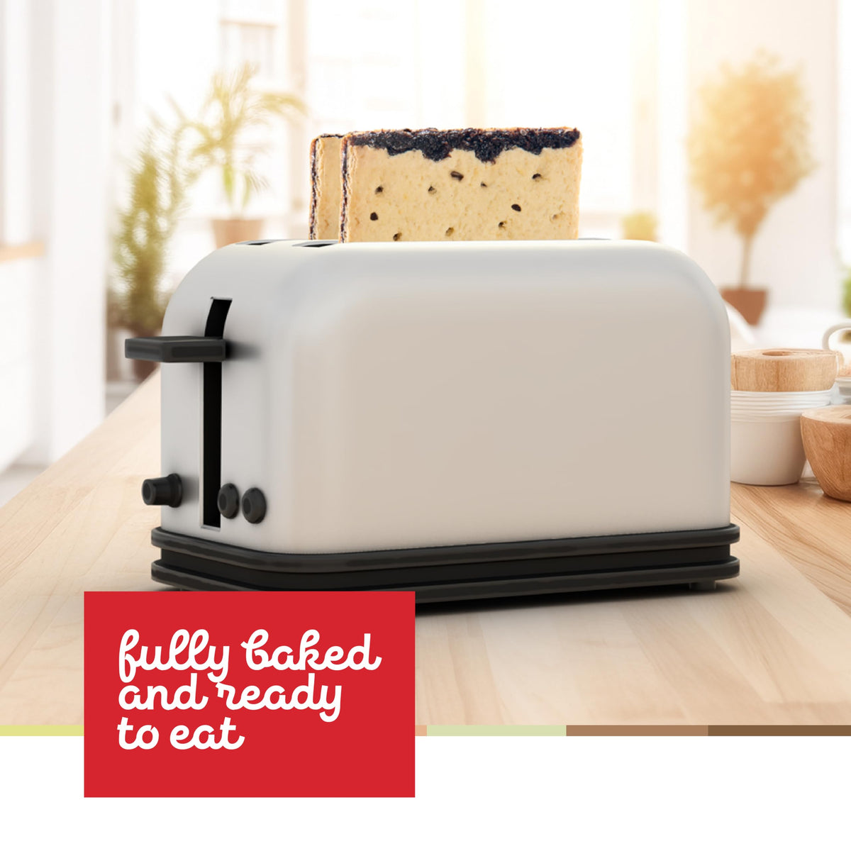 Katz gluten-free chocolate chip toaster pastries on plate, ready to enjoy warm