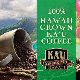 KA`U COFFEE MILL HAWAI`I fruity-notes cup highlights vibrant, nuanced flavors